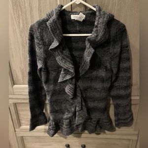 Nine West small dark gray/black sweater